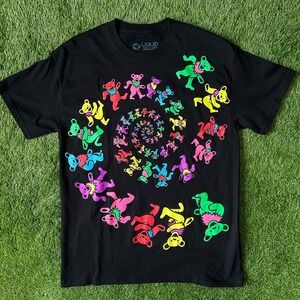 Grateful Dead Spiral Black Tee